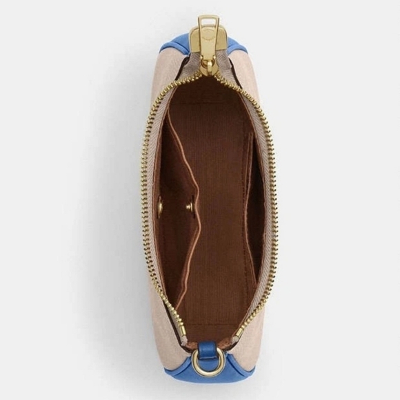 NEW COACH TERI MINI CROSSBODY BAG IN SIGNATURE CANVAS WITH COACH GRAPHIC CY734 - Picture 5 of 9